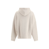 Extreme Cashmere White Cashmere Hoodie