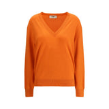 Fendi Orange Cashmere Sweatshirt
