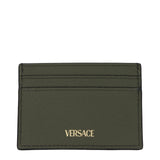 Versace Green Leather Cardholder