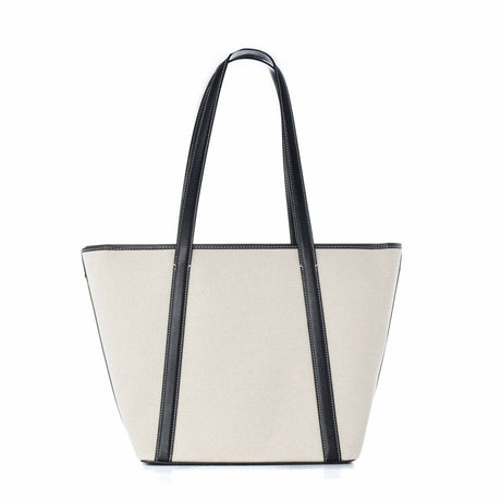 Michael Kors White Canvas Tote Bag