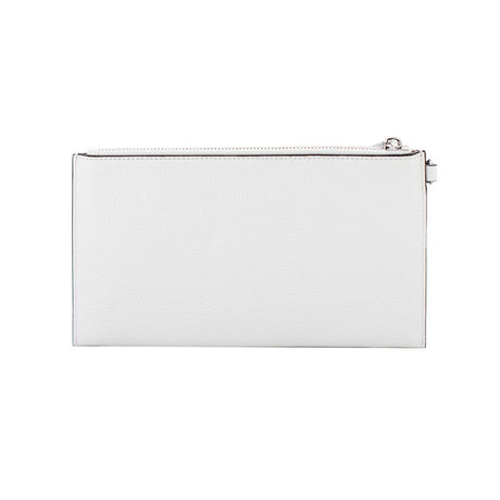 Michael Kors White Leather Clutch Bag