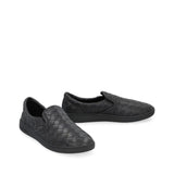 Bottega Veneta Black Calfskin Low Top Sneakers