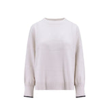 Brunello Cucinelli White Cashmere Cashmere Sweater