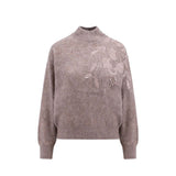 Brunello Cucinelli Beige Cashmere Sweatshirt