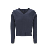 Brunello Cucinelli Blue Cashmere Cashmere Sweater