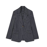 Brunello Cucinelli Gray Wool Blazer