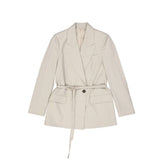 Brunello Cucinelli Beige Elastane Coat