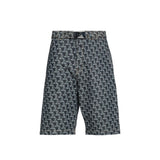Lanvin Blue Cotton Shorts