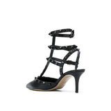 Valentino Garavani Black Calfskin High Heel Pumps