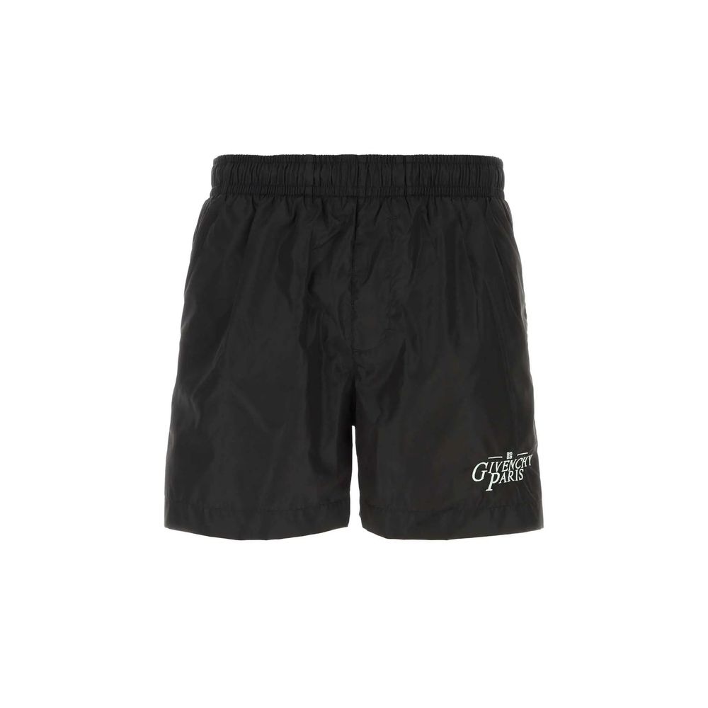 Givenchy Black Polyamide Swim Shorts
