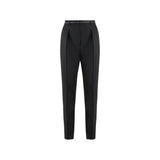 Max Mara Black Elastane Dress Pants