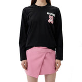 Moschino Couture Black Cotton T-Shirt