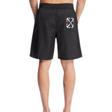 Off-White Black Polyester Swim Shorts