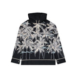 Palm Angels Black Cotton Pattern Shirt