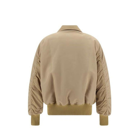 Palm Angels Beige Polyamide Bomber
