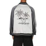 Palm Angels Gray Acetate Bomber
