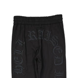 Philipp Plein Black Elastane Joggers (Workout Pants)