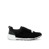 Sergio Rossi Black Fabric Athletic Sneakers
