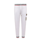 Dolce & Gabbana White Cotton Joggers (Workout Pants)