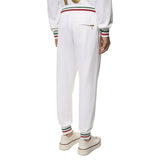 Dolce & Gabbana White Cotton Joggers (Workout Pants)