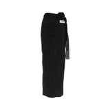 Dolce & Gabbana Black Elastane Long Skirt