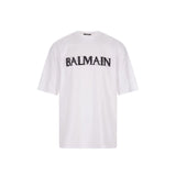 Balmain White Cotton T-Shirt