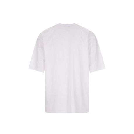 Balmain White Cotton T-Shirt