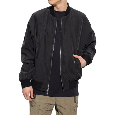 Balmain Black Cotton Bomber