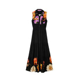 Desigual Black Viscose Casual Dress