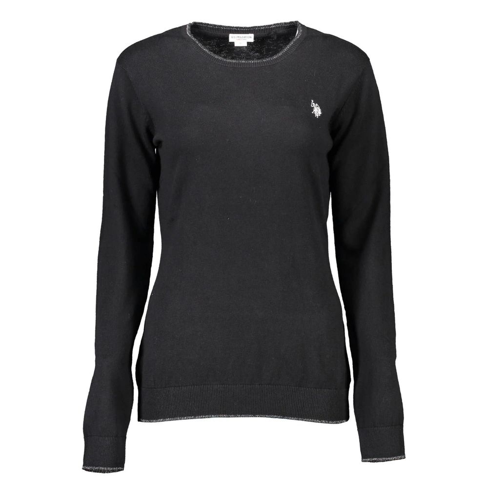 U.S. POLO ASSN. Black Cotton Sweatshirt