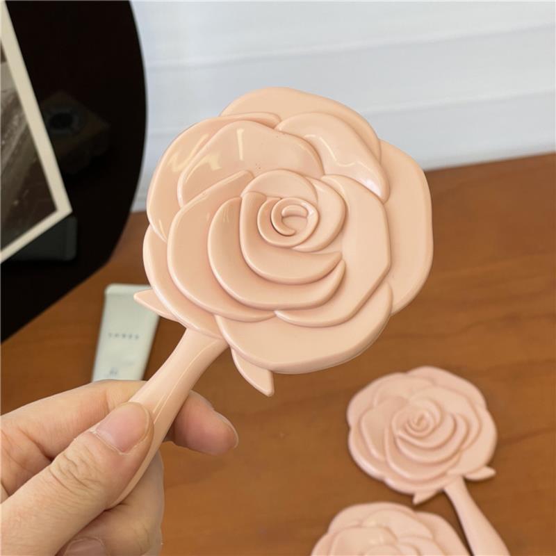 Mini Rose Flower Makeup Mirror for Students