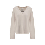 Extreme Cashmere Beige Cashmere Sweater