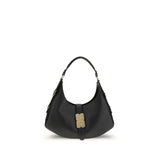 Ganni Black Calf Leather Bos Taurus Shoulder Bag