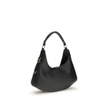 Ganni Black Calf Leather Bos Taurus Shoulder Bag