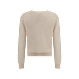 Lisa Yang Cream Fleece Wool Sweatshirt