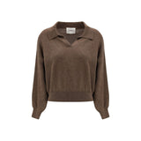 Lisa Yang Brown Cashmere Sweatshirt
