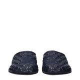 Burberry Blue Leather Slippers