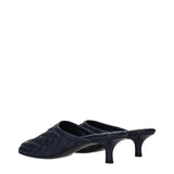 Burberry Blue Leather Slippers