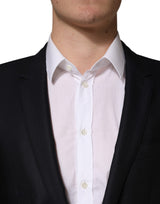 Dolce & Gabbana Blue MARTINI Single Breasted Jacket Blazer