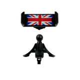 Car Phone Holder Mount Union Jack Phone Mount for Car Circular Air Vent for Mini Cooper R-Series Hands-Free Cradle for Smartphone iPhone(Union Jack Blue)