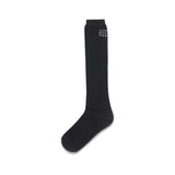 MM6 Black Viscose Socks