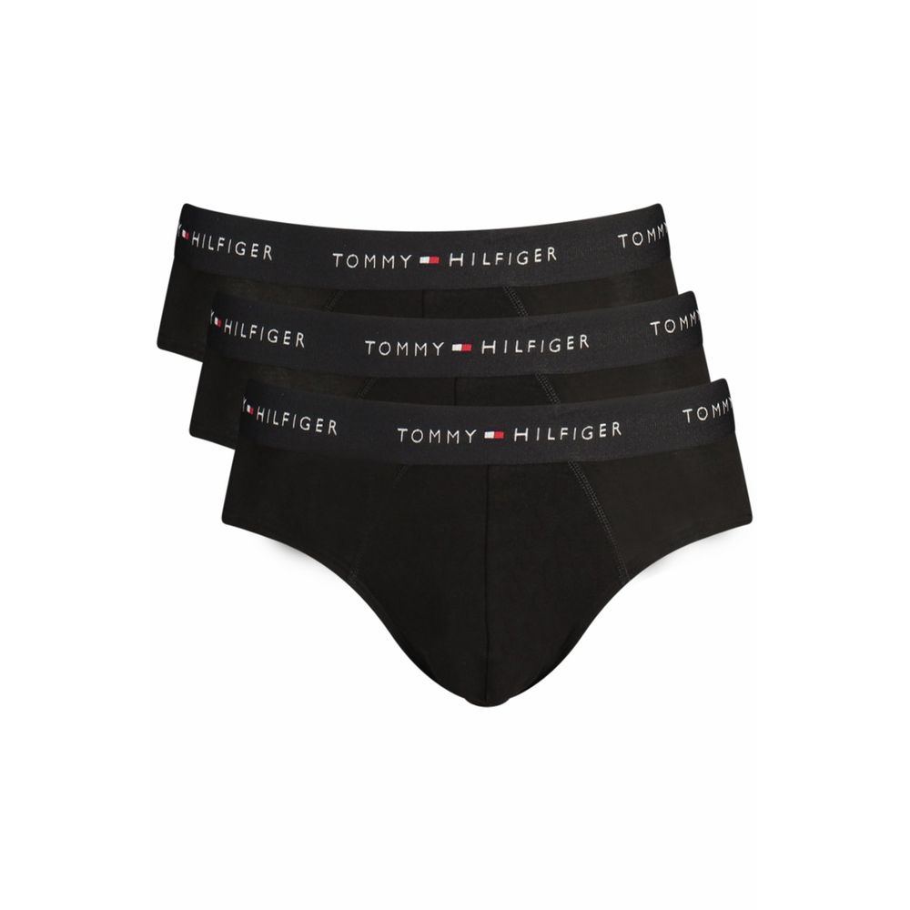 Tommy Hilfiger Black Cotton Men's Briefs