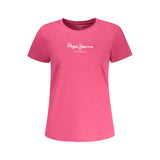 Pepe Jeans Rosa Cotton Women T-Shirt