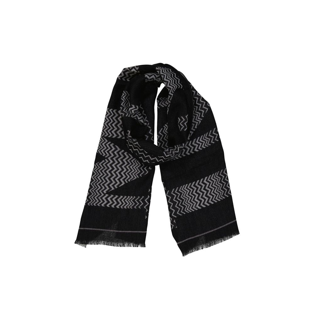 Missoni Black Virgin Wool Scarf