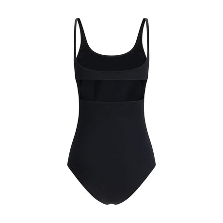 Courrèges Black Elastane One-Piece Swimsuit