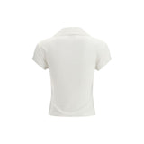 Courrèges White Cotton Polo Shirt