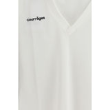 Courrèges White Cotton Polo Shirt