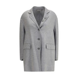Ermanno Scervino Gray Wool Coat