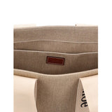 Chloé Beige Linen Tote Bag