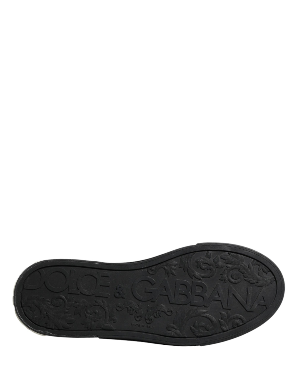 Dolce & Gabbana Blue Canvas Embellished Slip On Men Sneakers Shoes